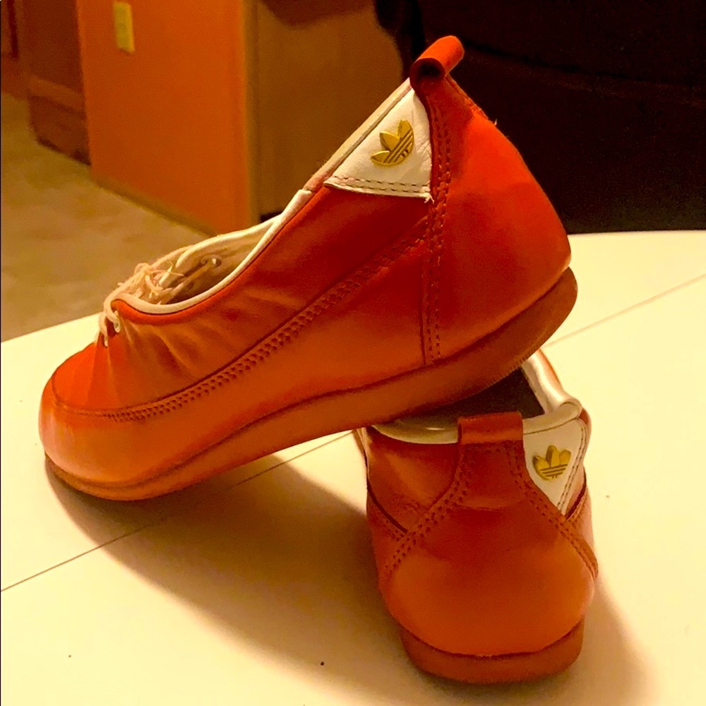 Unique Coral-red adidas female shoes unique